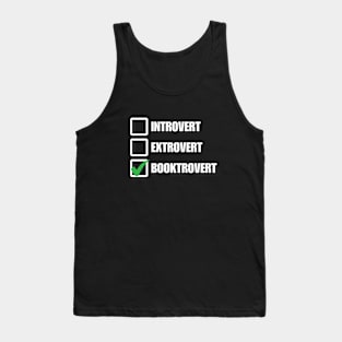 Booktrovert Tank Top